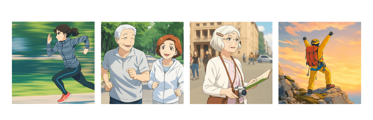膝の状態が改善した本来のあなたの姿